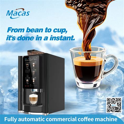 15.6inch Touch Screen Bean To Cup Coffee Vending Machine with Max gear