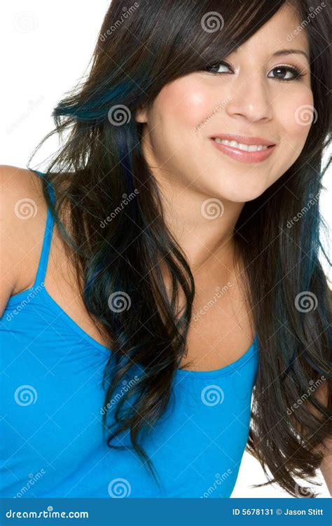 De Vrouw Van Latina Stock Afbeelding Image Of Portret