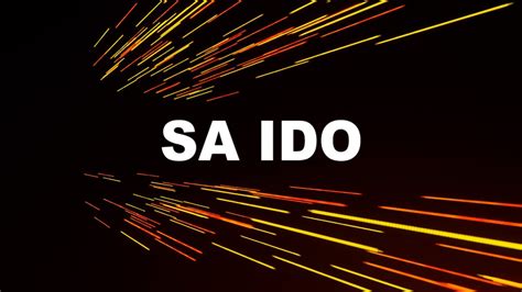 Sa Ido (Lyric Video) - YouTube