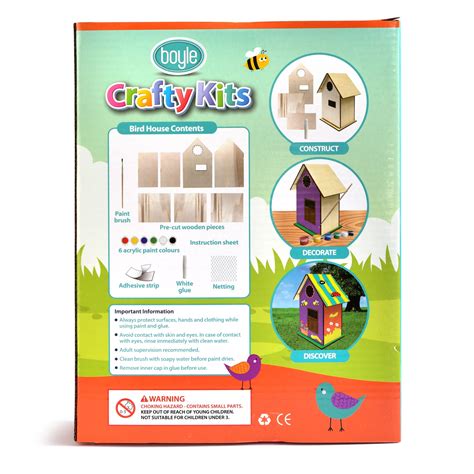 Boyle Crafty Kits Bird House Construction Project