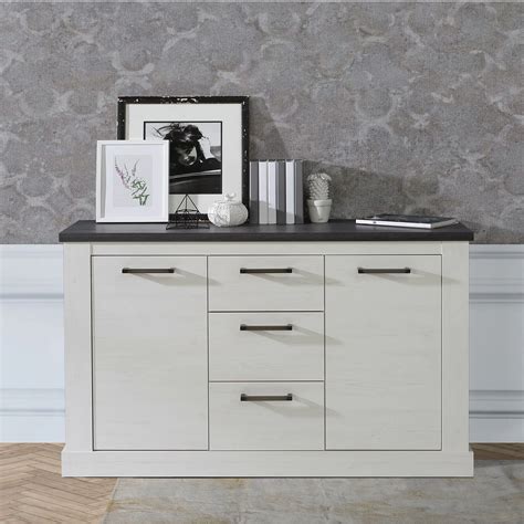 Sideboard - Pinie weiß - Touchwood - 141 cm | Online bei ROLLER kaufen