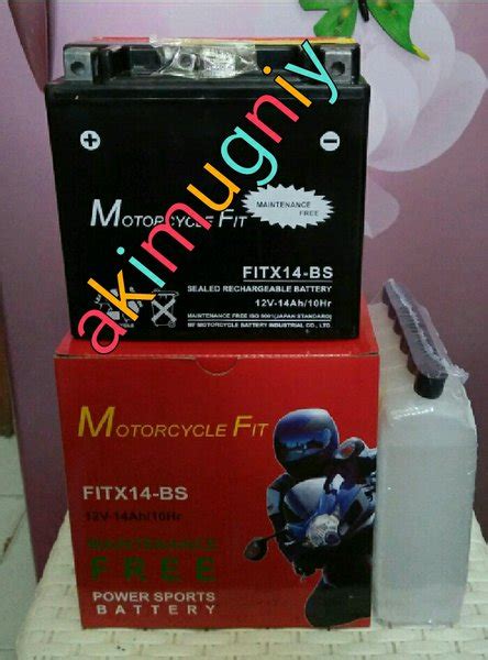 Jual Aki Motor Mf Ytx Bs Moge Harley Honda Yamaha Gs Yuasa Toyo Di