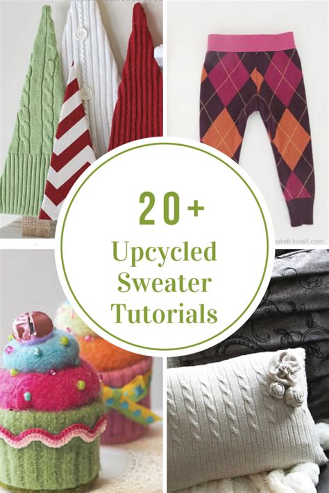 30 Upcycled Sweater Tutorials The Idea Room