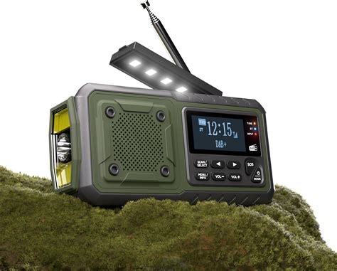 Acta Berg Crank Radio DAB FM Emergency Radio With Crank 5000 MAh