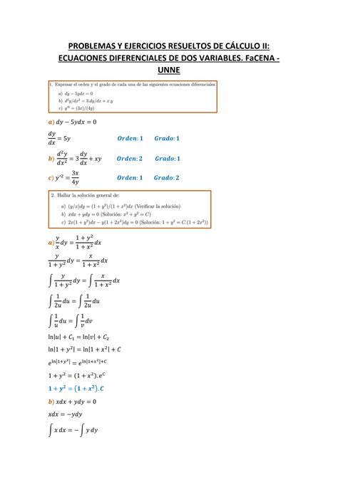 SOLUTION Problemas y ejercicios resueltos de análisis matemático II