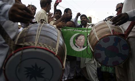 Dance Dhol And Sweets As PML N Supporters Celebrate Supreme Court S