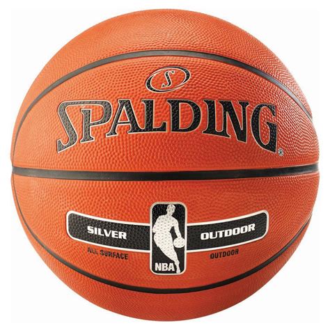 Spalding NBA Silver Outdoor Basketball Ball Orange | Goalinn