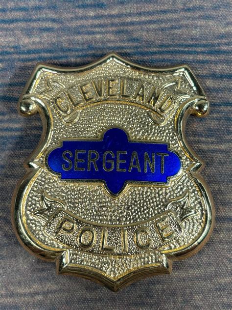 At Auction: Rare Cleveland, Ohio Sergeant Obsolete Police Badge