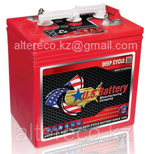 Тяговый аккумулятор US 125 XC2 (6В, 242Ач): продажа, цена в Алматы ...