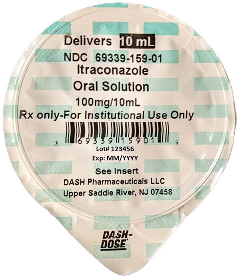 Itraconazole Oral Solution Package Insert Drugs