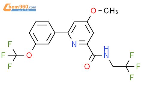 873874 85 2 2 Pyridinecarboxamide 4 Methoxy N 2 2 2 Trifluoroethyl 6