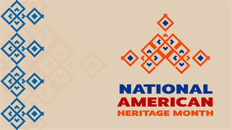 Native American Heritage Month. Background design with abstract ...