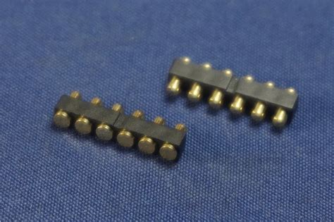 10 шт. Pogo контактный разъем Женский 6 Pin 4,5 мм высота PCB 2,54 мм ...
