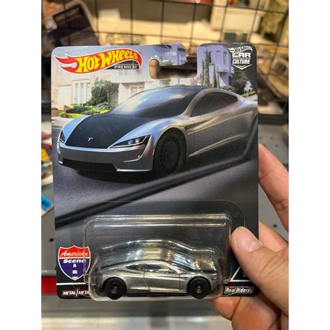 小賈車庫 HOT WHEELS 風火輪 TESLA ROADSTER 蝦皮購物