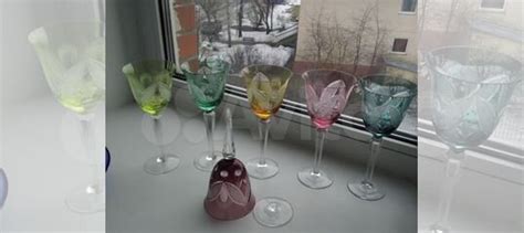 Фужеры из цветного хрусталя купить в Пушкине | Товары для дома и дачи ...