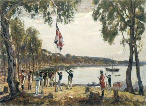 The Founding Of Australia By Capt Arthur Phillip Rn Sydney Cove
