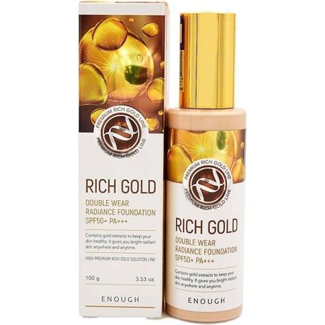 Enough, Podkład do twarzy, Rich Gold Double Wear Radiance Foundation ...