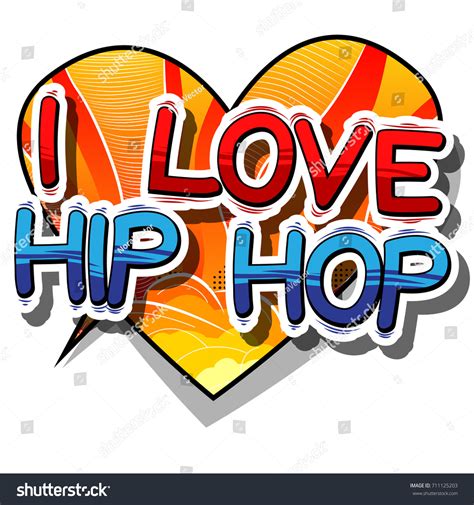 Love Hip Hop Comic Book Word Stock Vector (Royalty Free) 711125203 | Shutterstock