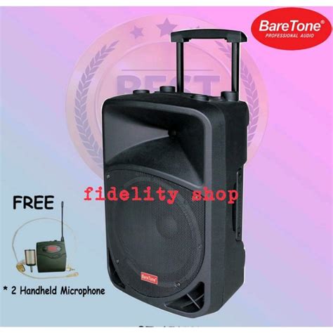 Jual Portable Wireless Meeting Baretone BT 3H 1212 BWR 12 Inch Di