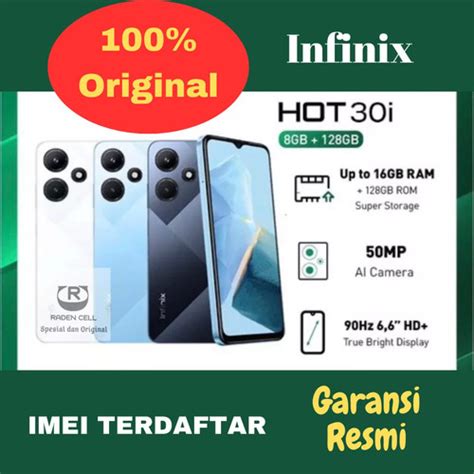 Jual Infinix Hot I GB Handphone Android G Garansi Resmi Jakarta Pusat Raden Cell