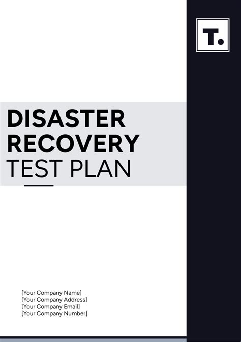 Free Disaster Recovery Test Plan Template Edit Online And Download