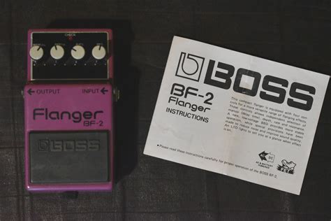 Boss Bf 2 Flanger Vintage Japan Manuel Basse Normandie