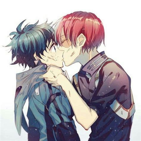 Todoroki And Deku Kissing Deku And Todoroki Cute HD Phone Wallpaper