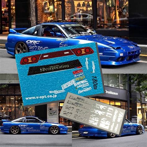 Nissan 180sx Hot Road Waterslide Decals 1 64 For Hot Wheels Etsy