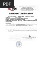 brgy barc certification  agriculture