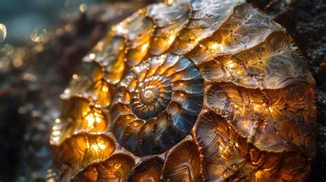 Premium Photo The Golden Ratios Square Root In Cross Section Of Snail