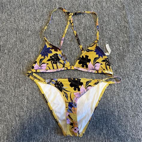 Urban Outfitters Bikini Swimwear Set Size S Worn Depop