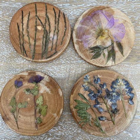 How To Make Pressed Flower Coasters