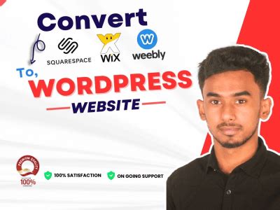 Convert Transfer Or Clone Wix Weebly Squarespace To Wordpress Website