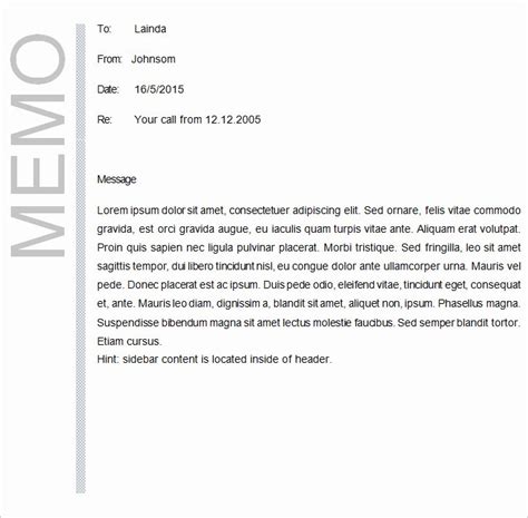 Memo Template Google Docs | Stcharleschill Template