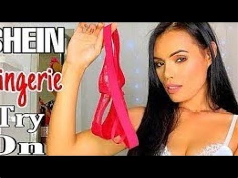 Video See Through Lingerie Review Bikini Haul Transparent Nightwear