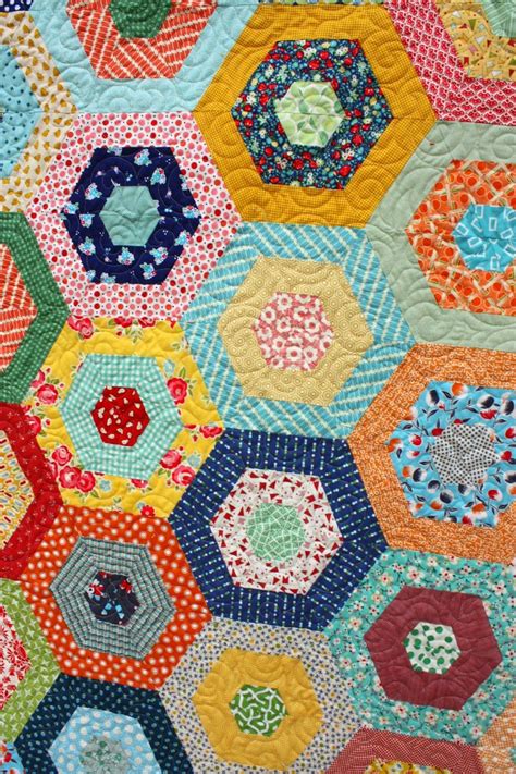 Scrappy Giant Hexagon Quilt Artofit