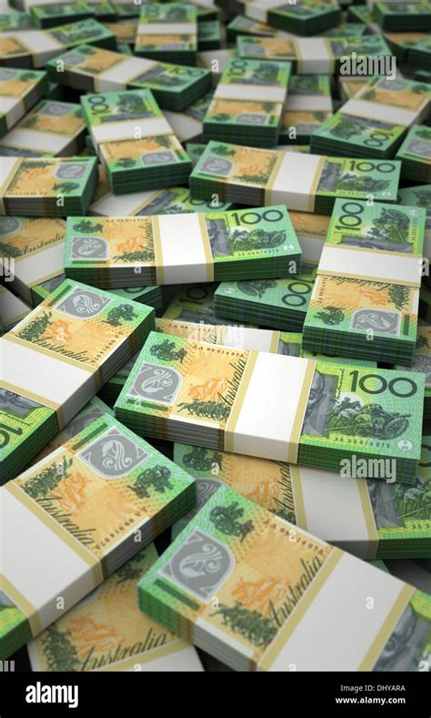 Stack Of Australian Dollar Stock Photo Alamy