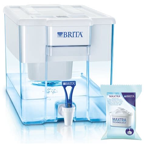 Brita XXL Optimax Cool Fridge/Counter Top Water Filter Jug 8.5L White ...