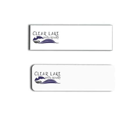 Clear Lake Vista Resort Name Badges