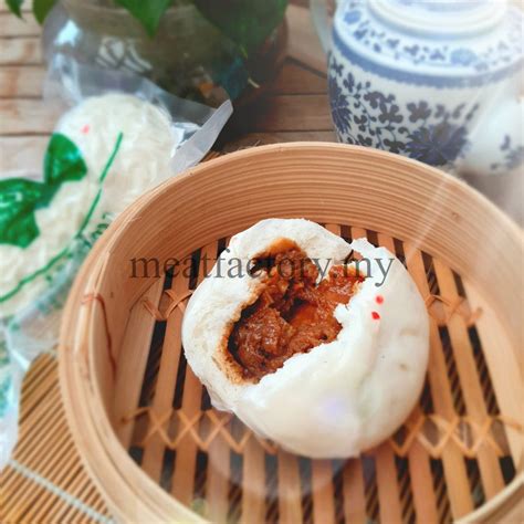 Y02 Handmade Meat Bun 传统手工生肉包 2pcs Meatfactory Fresh And Fine