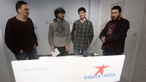 Multados con 1 500 euros cinco jóvenes de Galiza Nova por pintar un