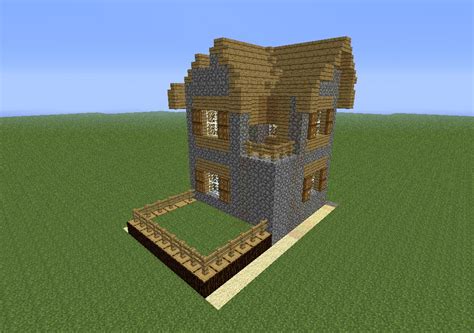 Advanced Two Story Villager House Minecraft Map