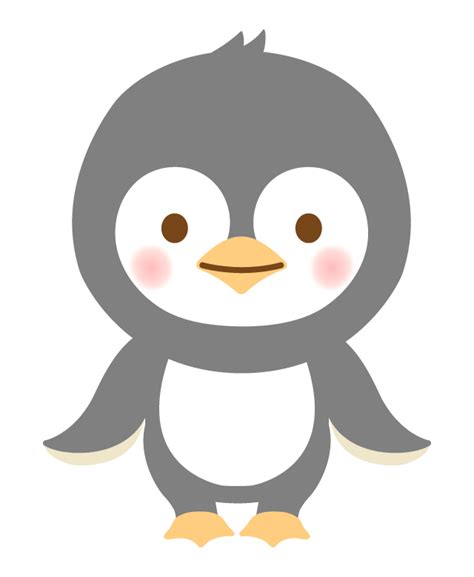 かわいいペンギンのイラスト 無料のフリー素材 イラストエイト