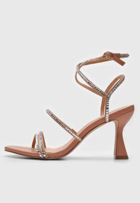 Sand Lia Luiza Barcelos Strass Nude Compre Agora Dafiti Brasil