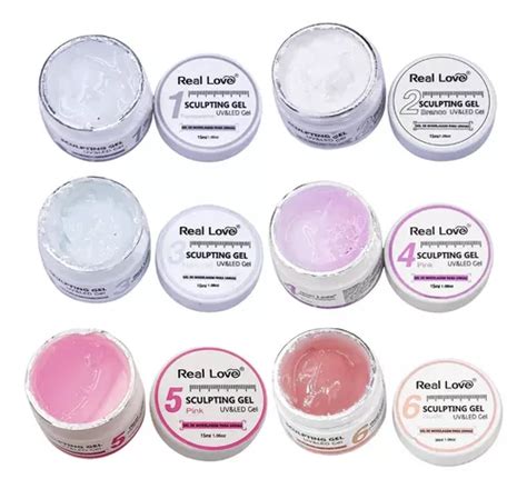 Gel Para Unha Sculpting Uv Led Gramas Real Love Nude Cor Pink Mercadolivre