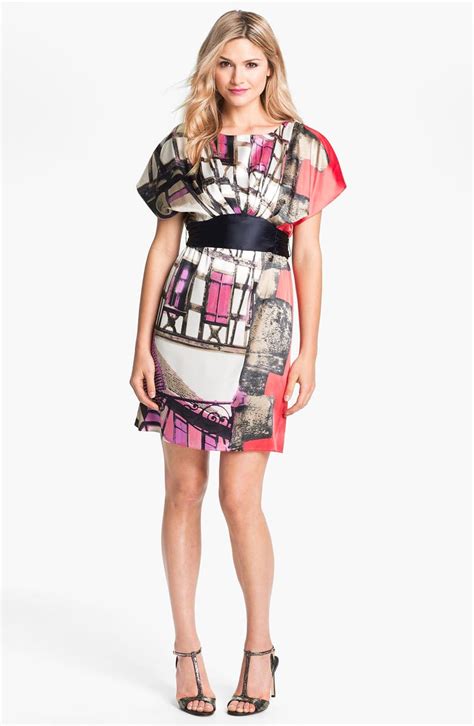 Suzi Chin For Maggy Boutique Print Charmeuse Dress Nordstrom