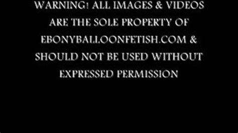 Ebony BBWs Balloon Popping Low Ebony BBW Balloon Fetish