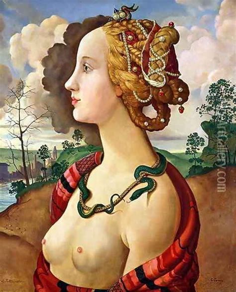 Copy Of Simonetta Vespucci 1453 76 By Sandro Botticelli 1444 5 1510