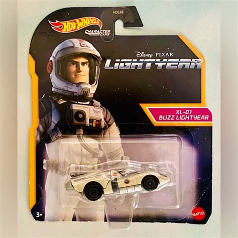 Mattel Toys Disney Pixar Buzz Lightyear Hot Wheels Car And Spaceship With Figure Toy Poshmark