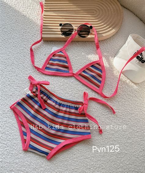 Đồ Bơi Thổ Cẩm Xinh Cho Bé Gái Diện Hè Bikini Cho Bé Lazada vn
